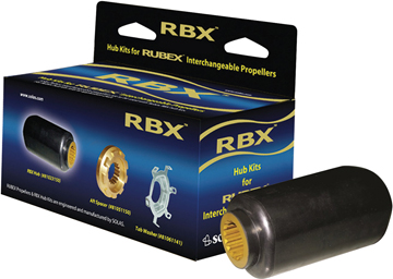 Rubex Bronze Hub Kit for Series E Prop OMC/Cobra/Volvo 19 Tooth, 4-3/4" Gearcase